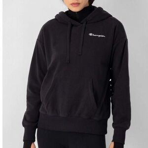 Champion Black Hoodie Sweater